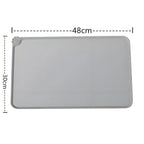 Elevated Cat Bowls with Food Mat 15° Tilted Stand Raised Cat Dishes for Food and Water Feeder 2 Stainless Steel Bowls for Cats