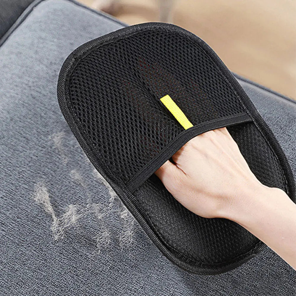 Pet Hair Remover Mitt Deshedding Brush Glove for Dog Cat Rabbit with Long/Short/Curly Hair