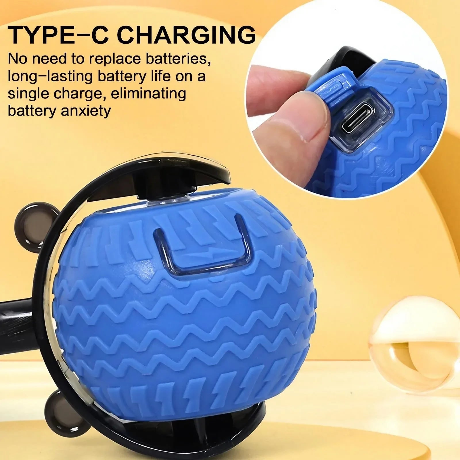 Automatic Rotating Smart LED Interactive Cat Teasing Ball Obstacle Avoidance Playful Pets Toy