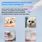 New LED/UV light dog paw trimmer fully waterproof pet hair trimmer with LED anti misoperation display screen dog and cat trimmer