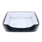 Bed for Dog Cat Pet Square Plush Kennel Medium Small Dog Sofa Bed Cushion Pet Calming Dog Bed House Pet Supplies Winter