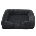 Square Dog Bed Plush Pet Bed Winter Thickened Pad House for Dogs Bed Cat Sofa for Flyffy Dogs Sleeping Bed Sofa Removable Mat