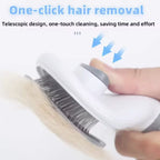 Pet Comb Stainless Steel Needle Comb Pet Dog Cleaning Brush Dog And Cat Hair Removal Floating Hair Cleaning Beauty Skin Care