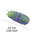 Funny Electric Bugs Catnip Toy Automatic Tunnel Mini Robot Bug Vibration Insect Toys For Cats Battery Operated Cockroach Ladybug