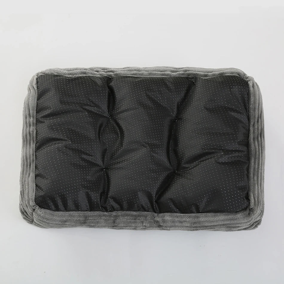 Bed for Dog Cat Pet Square Plush Kennel Medium Small Dog Sofa Bed Cushion Pet Calming Dog Bed House Pet Supplies Winter
