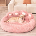 Fluffy Dog Bed Winter Plush Kennel Accessories Pet Products Large Dogs Beds Bedding Sofa Basket Small Mat Cats Big Cushion Puppy