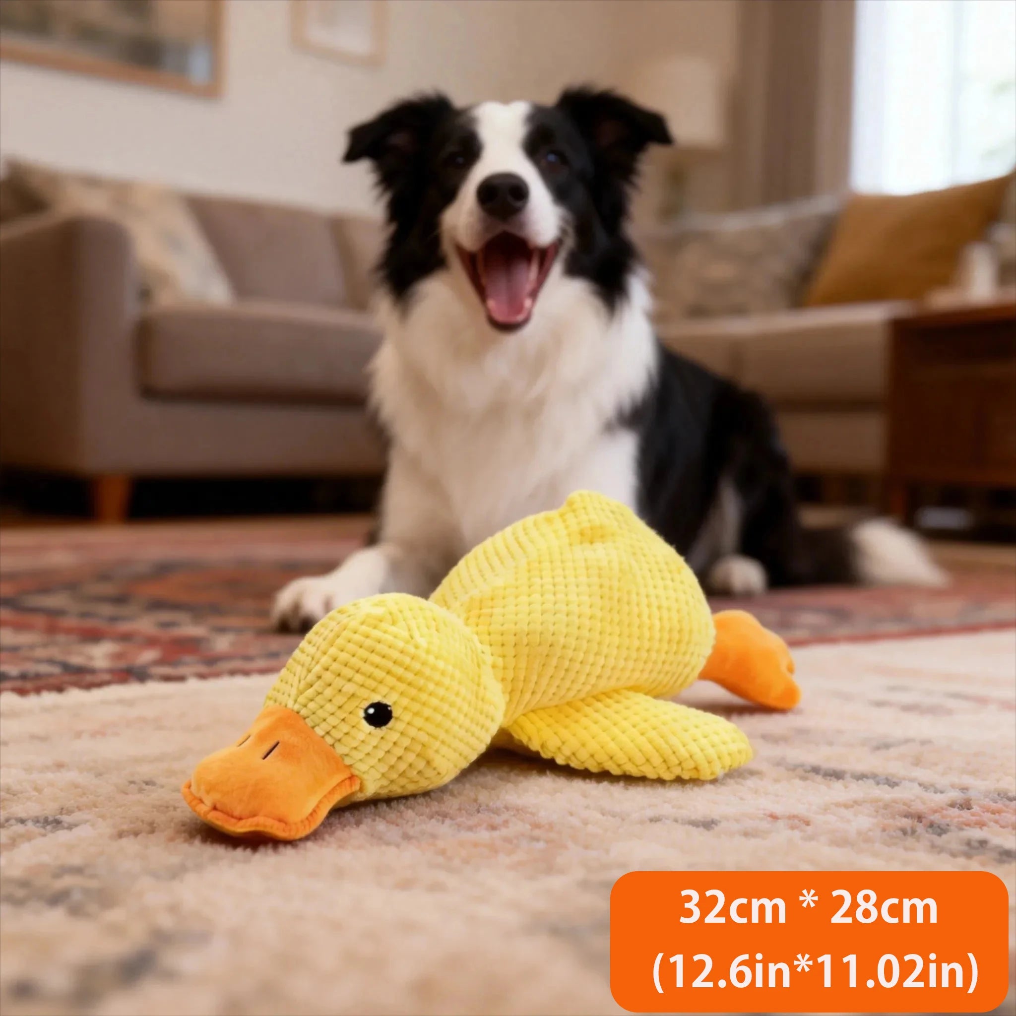 Dog Toy Plush,Sleeping Duck With Sound Pet Interactive Plush Bite Resistant Teeth Grinding Puppy Cat Relieve Boredom Pet Product