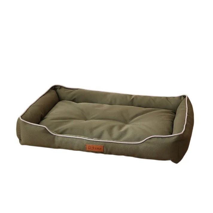 Waterproof Dog Bed Oxford Fabric Square Pet Cat Bed Mat Breathable Crate Pad for All Seasons Wholesale Scratch Resistance Supply