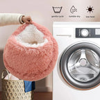 2 in 1 Soft Plush Pet Bed 50CM with Cover Round Cat Bed Pet Puppy Mattress Warm Cat Dog Sleeping Nest Cave for Small Dogs Mats