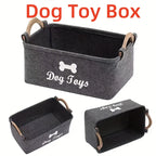 Pet dog toy felt storage box home storage basket dirty clothes storage bag storage basket Pet dog toy felt storage box