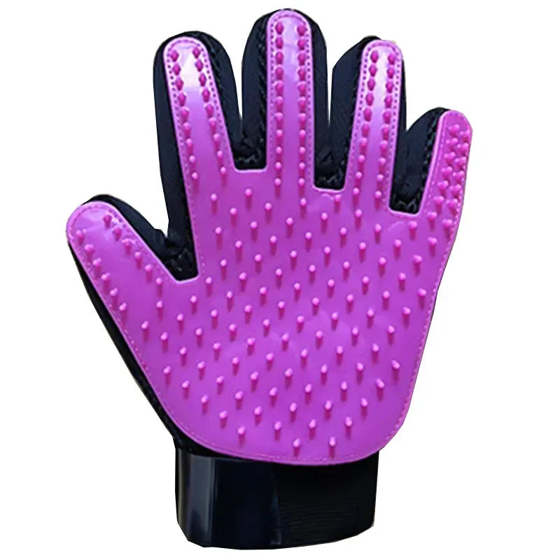 Pet Glove Cat Grooming Glove Cat Hair Deshedding Brush Gloves Dog Comb for Cats Bath Hair Remover Clean Massage Brush For Animal