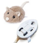 Electric Interactive Mouse Cat Toys Funny Plush Toy Smart Pet Interactive Movement Toys Fast Moving Pet Cat Accessories