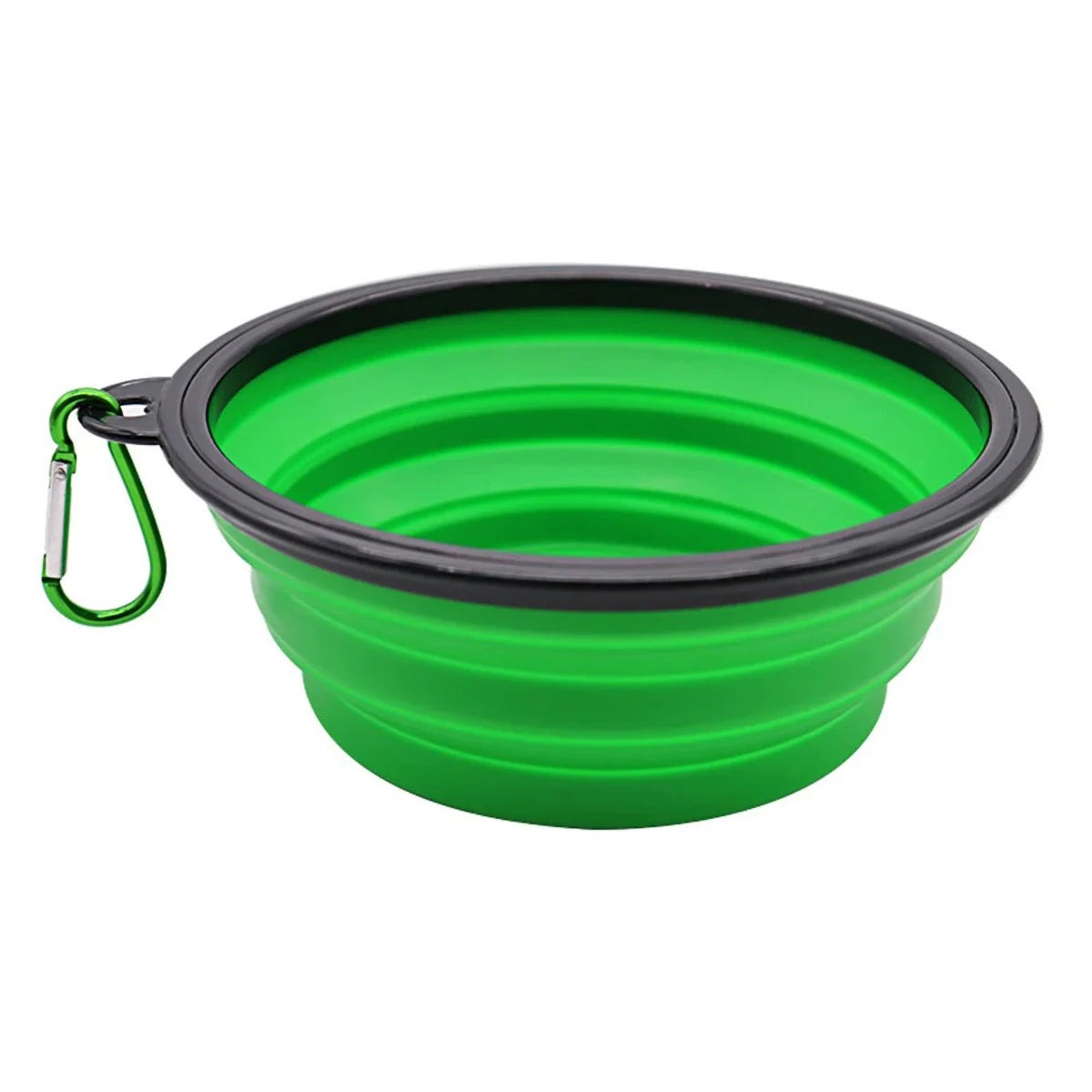 Silicone Portable Pet Folding Bowl 350/1000ML Cat Feeder with Hanging Hook Outdoor Cat Cat Food Bowl Pet Accessories