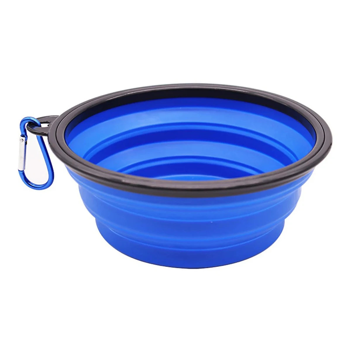 Silicone Portable Pet Folding Bowl 350/1000ML Cat Feeder with Hanging Hook Outdoor Cat Cat Food Bowl Pet Accessories