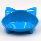 Pet Bowl Melamine Non-slip Cute Cat-shaped Color Melamine Cat Bowl Pet Supplies