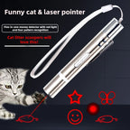 Three colors, multifunctional laser pen, infrared pattern, cat walking, cat teasing stick, pet supplies, cat teasing toys