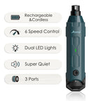 6-Speed Dog Nail Grinder  Enhanced Pet Nail Grinder Super Quiet Rechargeable Electric Dog Nail Trimmer Painless paws grooming