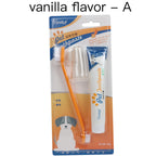 Pet Cleaning Tools Kit Dog Gum Care Products Kit Reduces Plaque & Tartar Buildup for Pet Universal Toothpaste Toothbrush Set