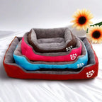 Large Pet House Dog Bed Cat Mat Long Plush Deep Sleeping Warm Soft Small Dog Cushion Calm Beds for Puppy Chihuahua