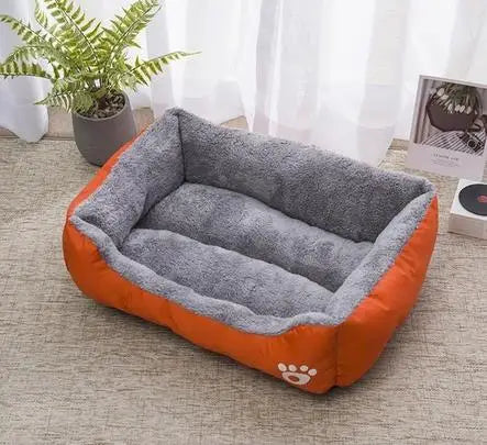 Large Pet House Dog Bed Cat Mat Long Plush Deep Sleeping Warm Soft Small Dog Cushion Calm Beds for Puppy Chihuahua