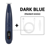 New LED/UV light dog paw trimmer fully waterproof pet hair trimmer with LED anti misoperation display screen dog and cat trimmer