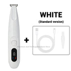 New LED/UV light dog paw trimmer fully waterproof pet hair trimmer with LED anti misoperation display screen dog and cat trimmer