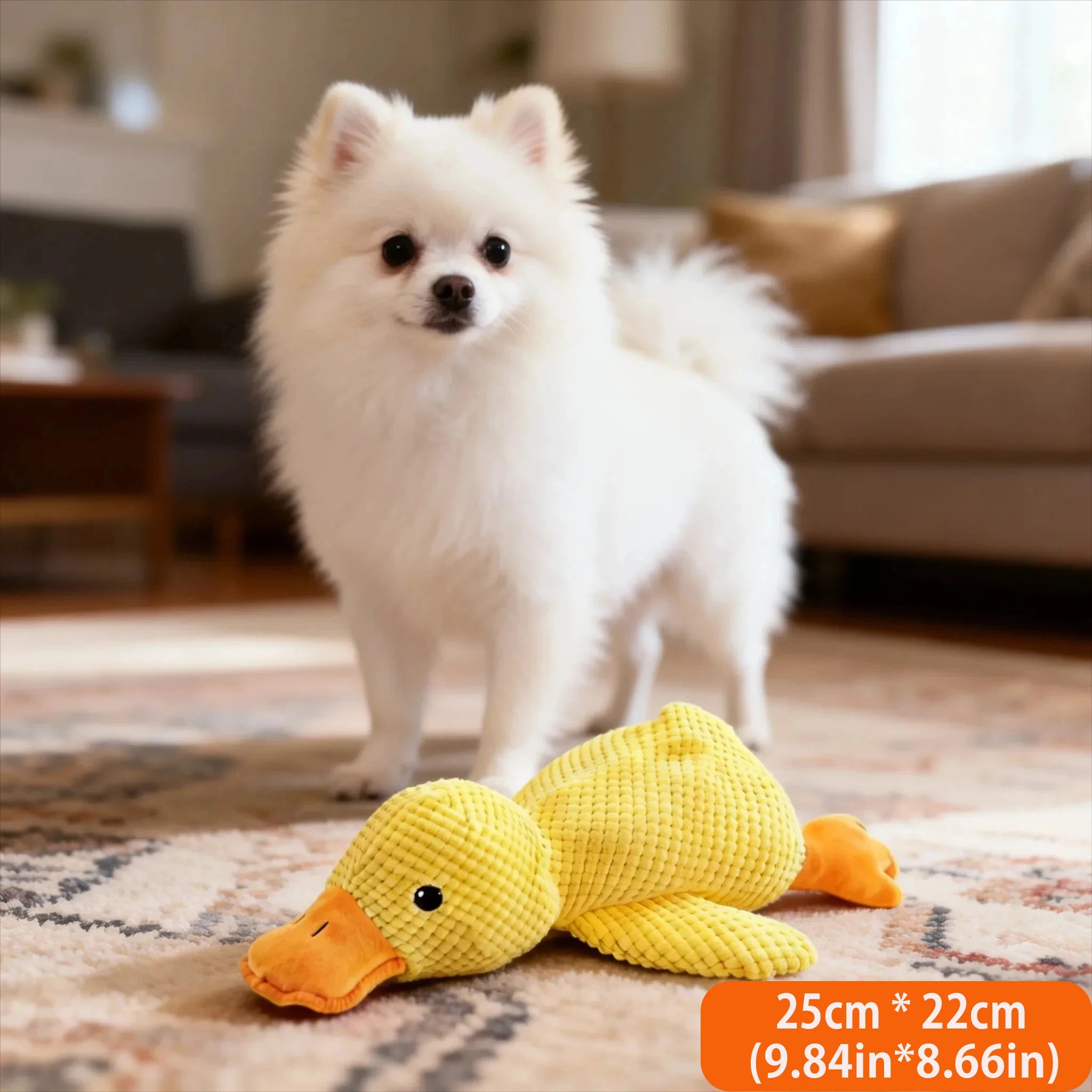 Dog Toy Plush,Sleeping Duck With Sound Pet Interactive Plush Bite Resistant Teeth Grinding Puppy Cat Relieve Boredom Pet Product