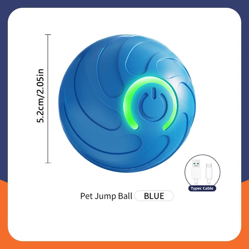 Smart Dog Toys Ball Electronic Interactive Pet Toy Moving Ball USB Automatic Moving Bouncing for Puppy Birthday gift Cat Product