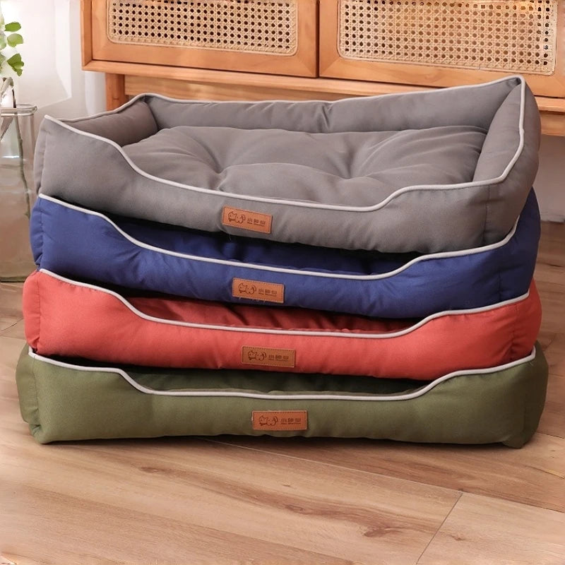 Waterproof Dog Bed Oxford Fabric Square Pet Cat Bed Mat Breathable Crate Pad for All Seasons Wholesale Scratch Resistance Supply